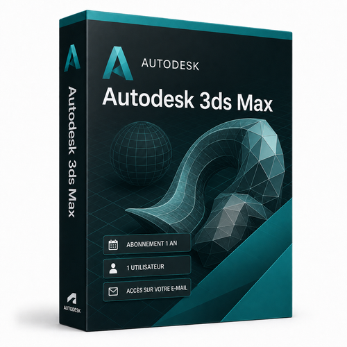 Autodesk 3ds Max abonnement 1 an pour 1 utilisateur
