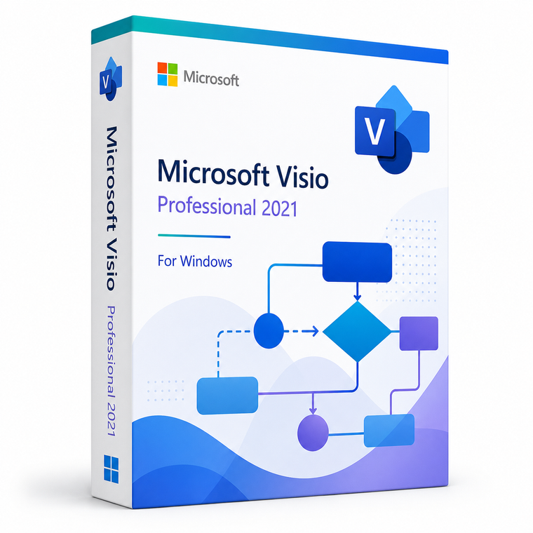 Microsoft Visio Professional 2021 licence numérique en Tunisie - TuniCloud